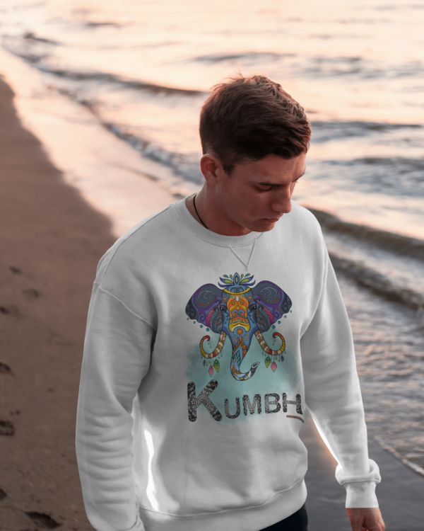 Kumbh Aura Oversized Sweatshirt – Unisex Style - Image 3