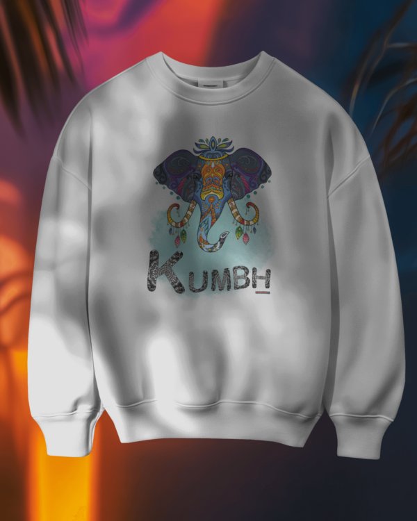 Kumbh Aura Oversized Sweatshirt – Unisex Style - Image 4